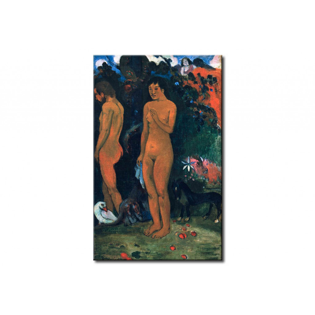 Schilderij  Paul Gauguin: Adam And Eve