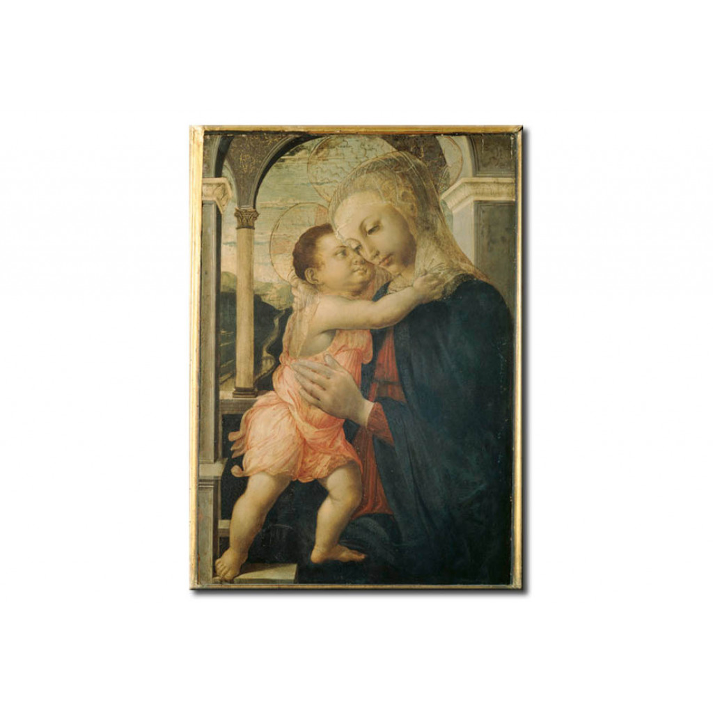 Schilderij  Sandro Botticelli: Madonna Della Loggia