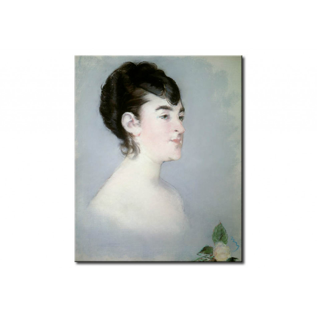 Schilderij  Edouard Manet: Isabelle Lemonnier à La Rose
