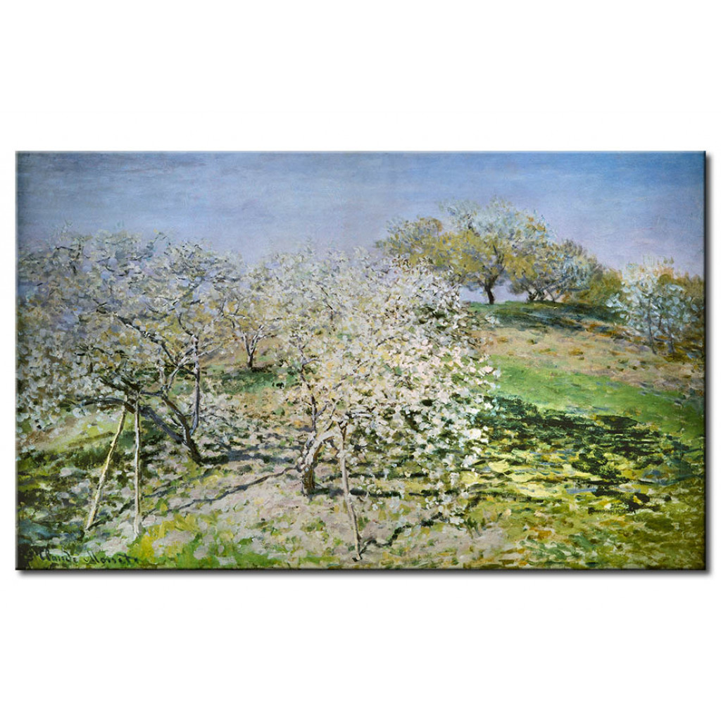Schilderij  Claude Monet: Printemps. Pommiers En Fleurs