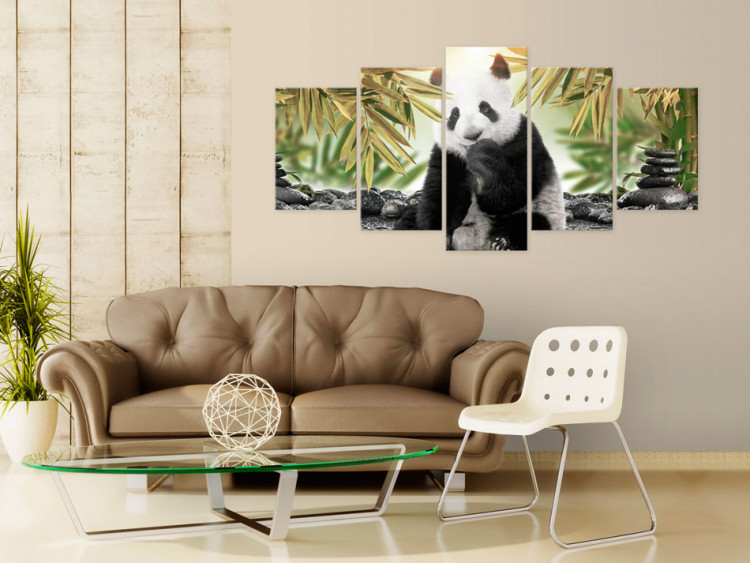 Canvas Art Print Cute Panda Bear  64685 additionalImage 3