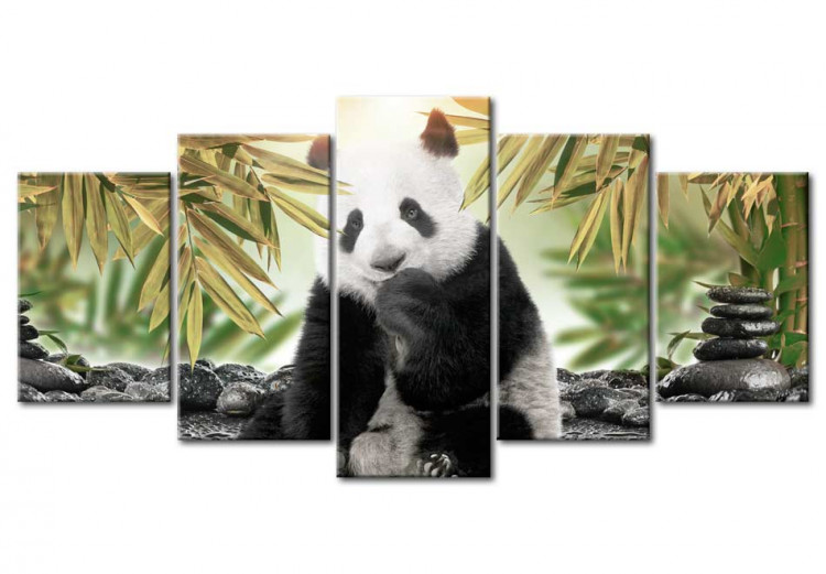 Canvas Art Print Cute Panda Bear  64685