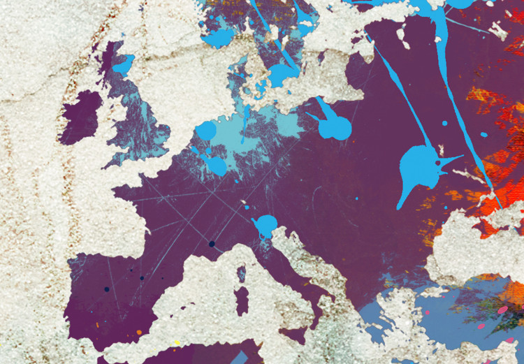 Ozdobna tablica korkowa Mapa świata: Kolorowe szaleństwo [Mapa korkowa] 97485 additionalImage 5