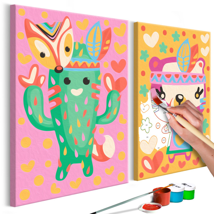 Set para pintar para niños Cactus y osito 107295 additionalImage 3