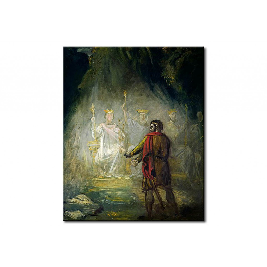 Schilderij  Théodore Chassériau: Macbeth