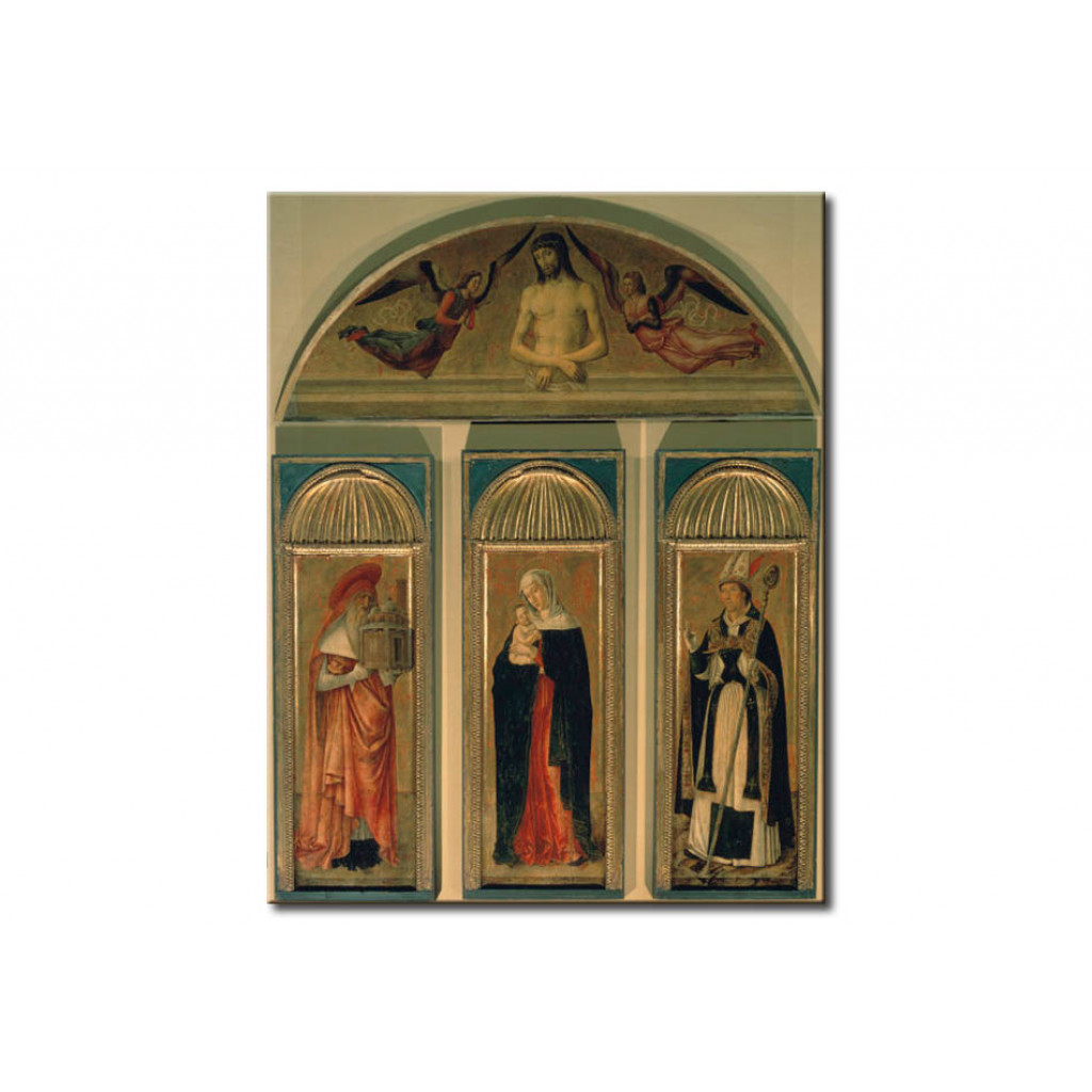 Reprodução De Arte Madonna Triptych