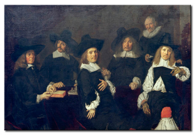 of　Hals　The　Old　Govnernors　the　Frans　in　Men's　Almshouse　Haarlem　Reproductions　Art　Reproduction