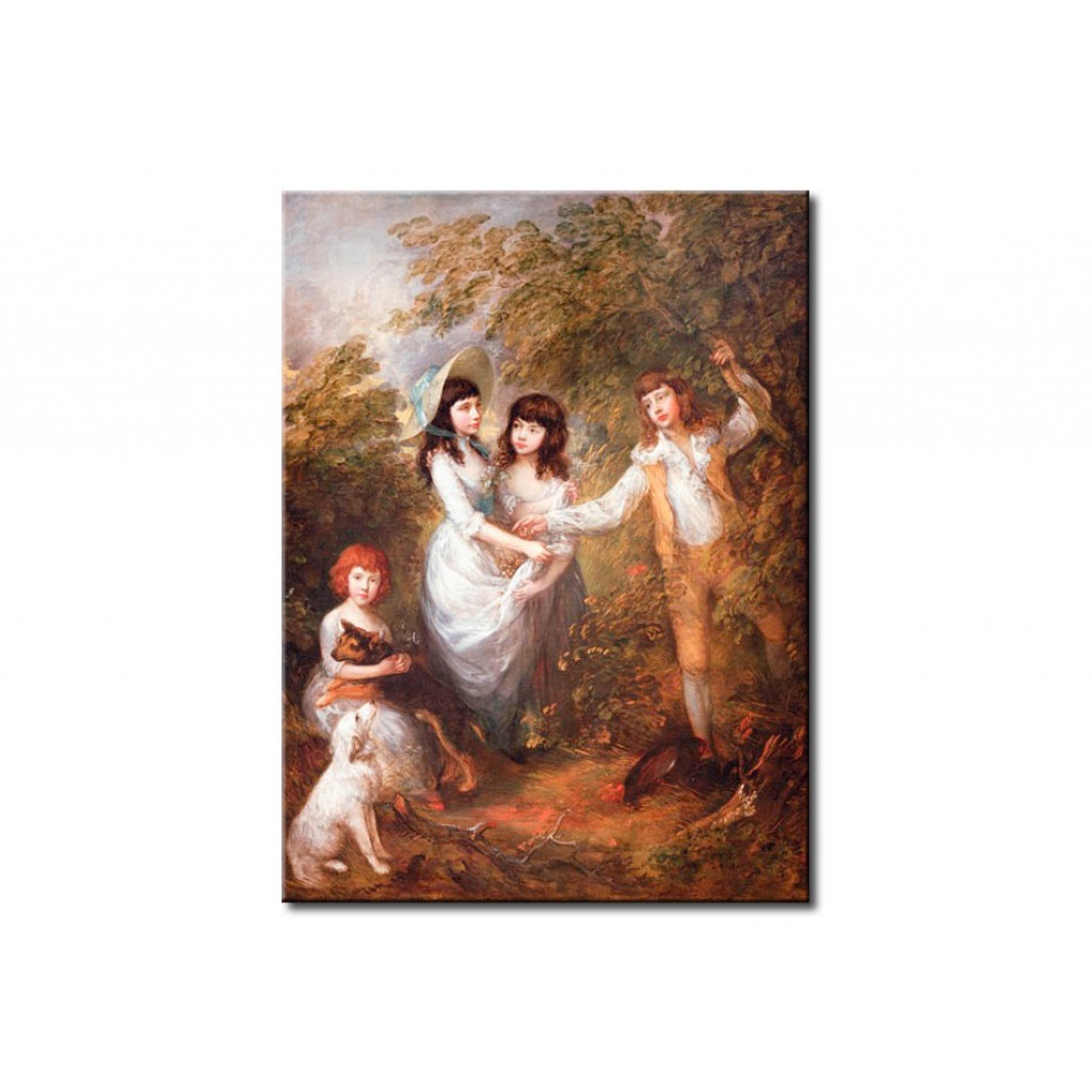 Schilderij  Thomas Gainsborough: The Marsham Children