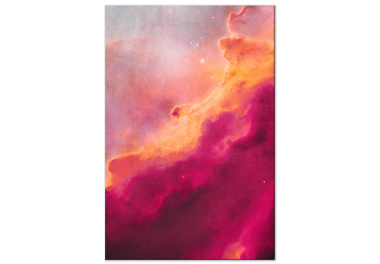 Canvas Pink Nebula (1 Part) Vertical
