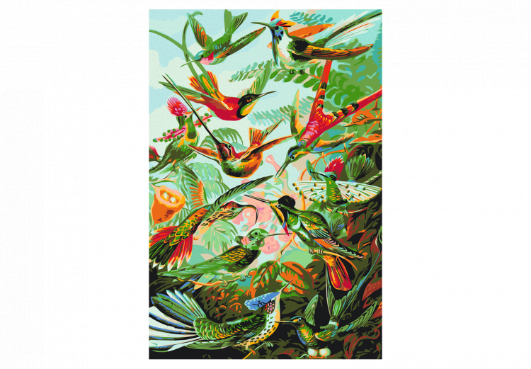Kit de peinture par numéros Hummingbird Family 136495 additionalImage 3