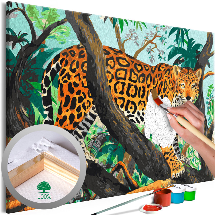 Paint by number Jungle Jaguar 138495