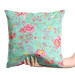 Sammets kudda Pink floral arabesque - a colourful composition of flowers 147095 additionalThumb 2