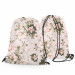 Worek plecak W różanym ogrodzie - kompozycja z kwiatami w odcieniach zieleni i różu 147695 additionalThumb 3