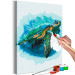 Paint by number Underwater Elegance - Swimming Turtle Among Marine Fauna 149795 additionalThumb 6