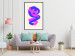 Wall Poster Two-Color Figures - Energetic Composition of Intertwined Silhouettes 149895 additionalThumb 8