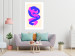 Wall Poster Two-Color Figures - Energetic Composition of Intertwined Silhouettes 149895 additionalThumb 24