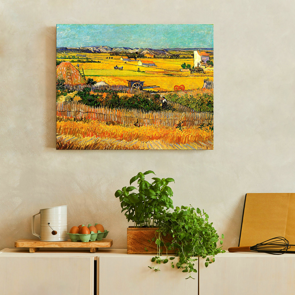 Schilderij  Vincent Van Gogh: The Harvest