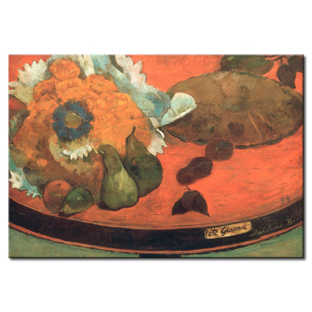 Schilderij  Paul Gauguin: Still Life Fete Gloanec