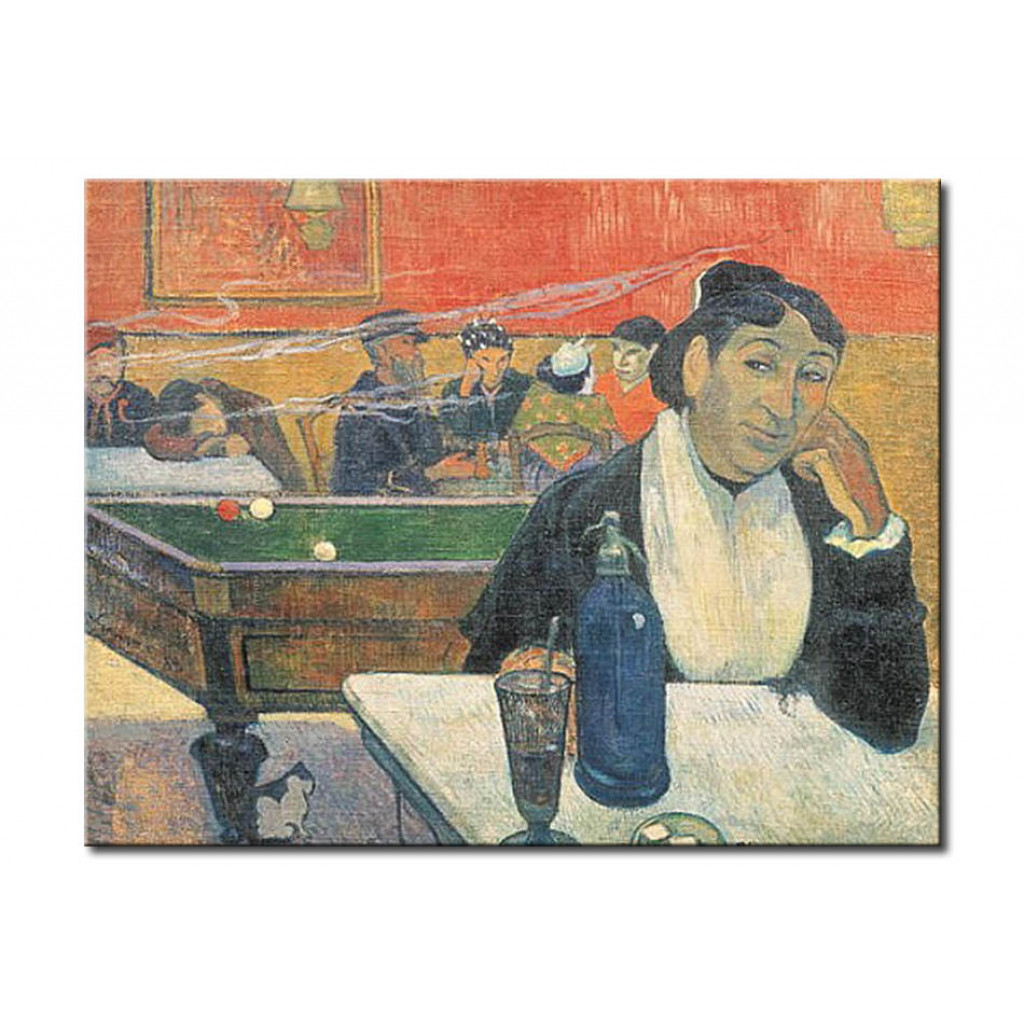 Schilderij  Paul Gauguin: Cafe At Arles