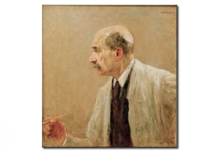 Tableau de maître Autoportrait en blouse de peintre, de profil vers la gauche 53395