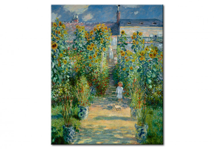 Quadro famoso Il giardino di Monet a Vétheuil 54595