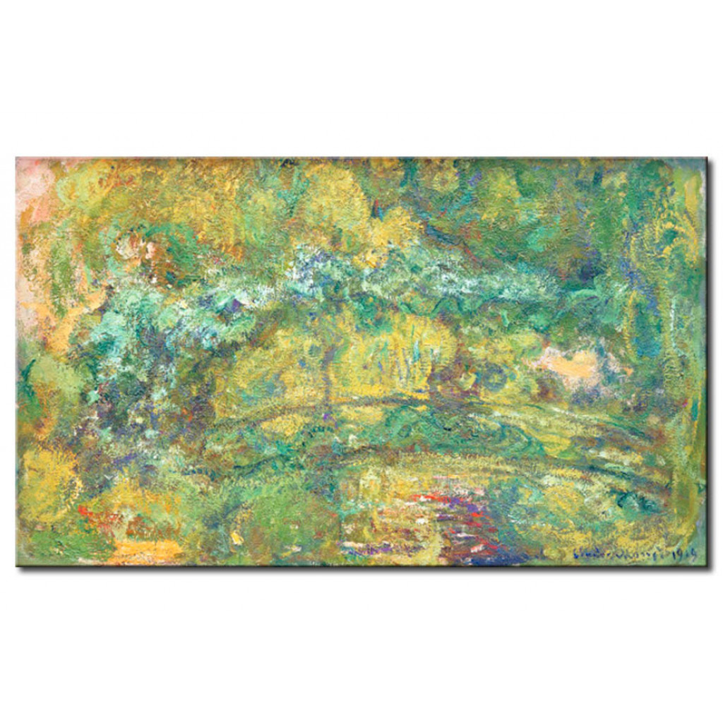 Schilderij  Claude Monet: La Passerelle Sur Le Bassin Aux Nymphéas