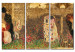 Obraz Gustav Klimt - inspiracja, tryptyk 56095