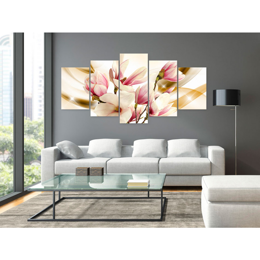 Schilderij  Magnolias: Breeze Of The Gentleness