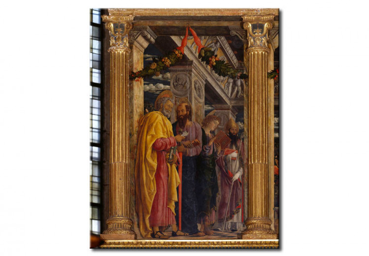Wandbild Saints Peter, Paul, John the Evangelist and Zeno 110206