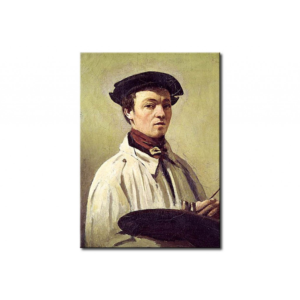 Schilderij  Jean-Baptiste-Camille Corot: Self Portrait