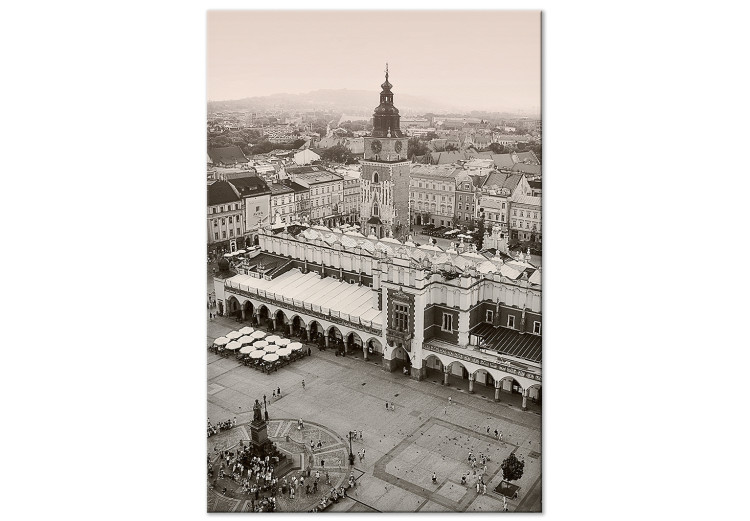 Quadro su tela Mercato dei tessuti - cuore di Cracovia e simbolo architettonico