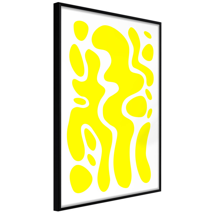 Poster Geometric Abstraction - Light Yellow Spherical Shapes and Forms 149706 additionalImage 3