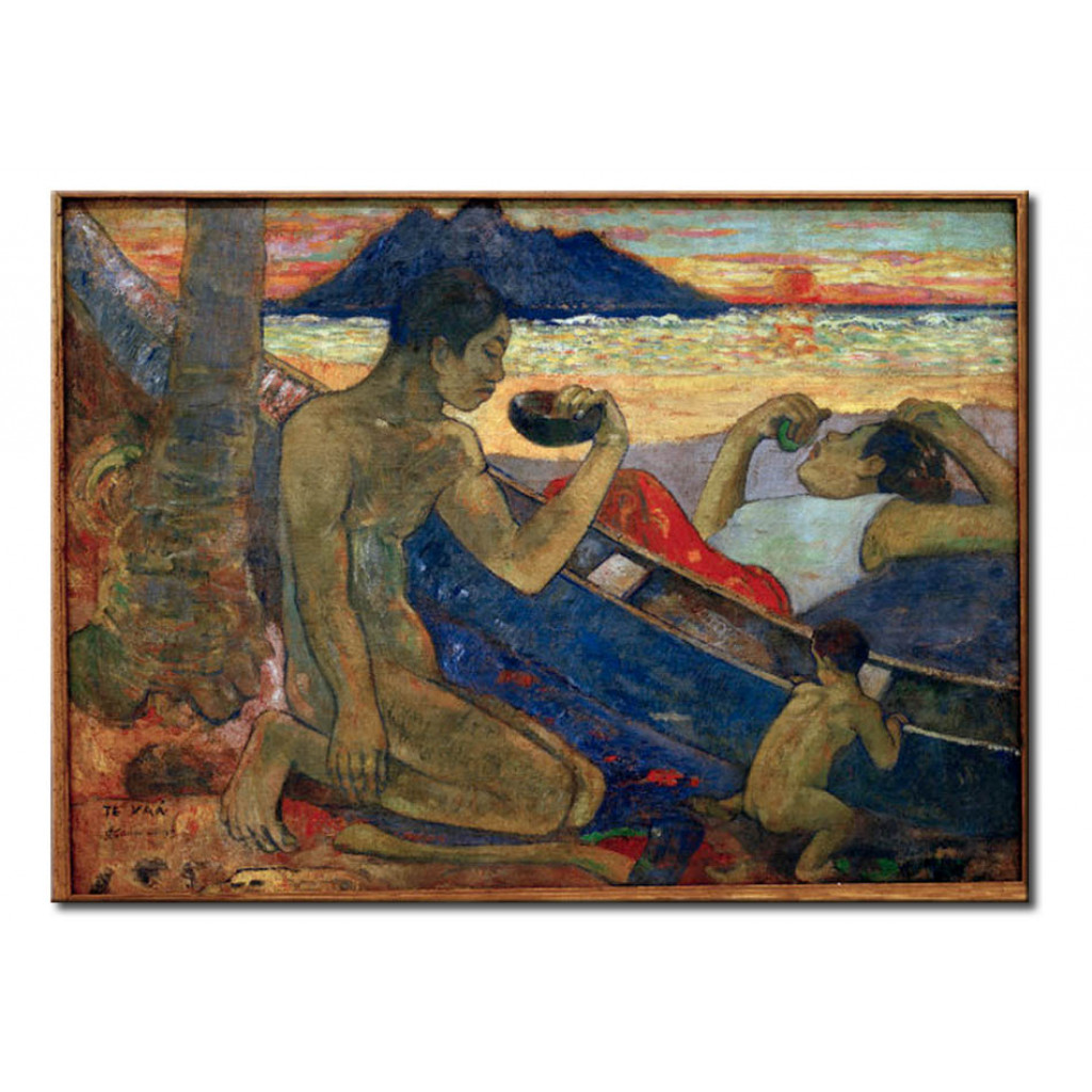 Schilderij  Paul Gauguin: Te Vaa