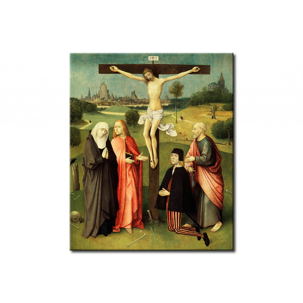 Schilderij  Hieronymus Bosch: Crucifixion