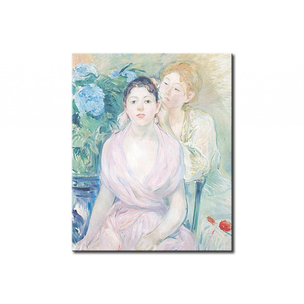 Schilderij  Berthe Morisot: The Hortensia, Or The Two Sisters