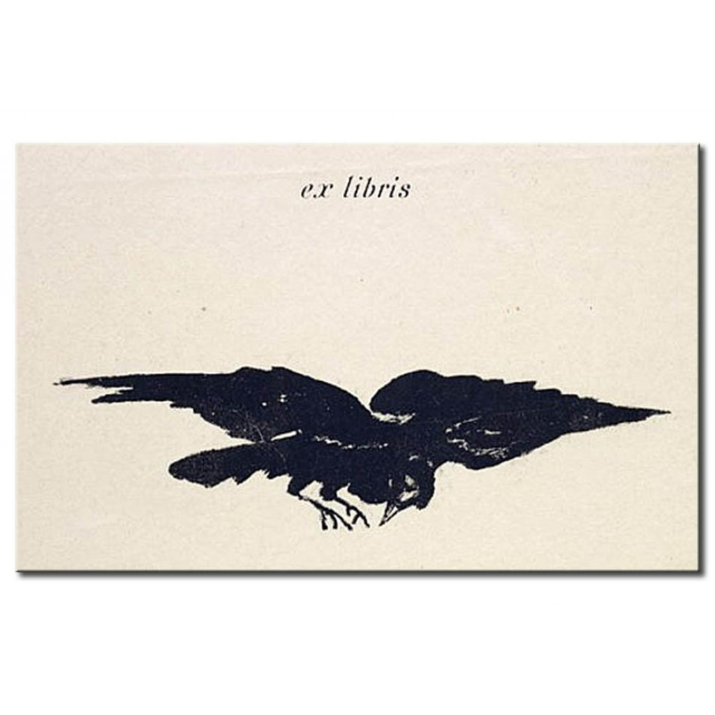 Reprodução Da Pintura Famosa Le Corbeau (The Raven)