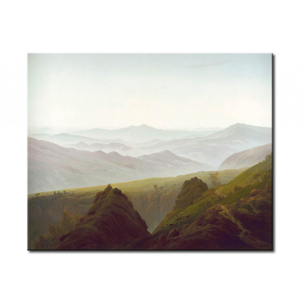 Schilderij  Caspar David Friedrich: Der Morgen Im Gebirge