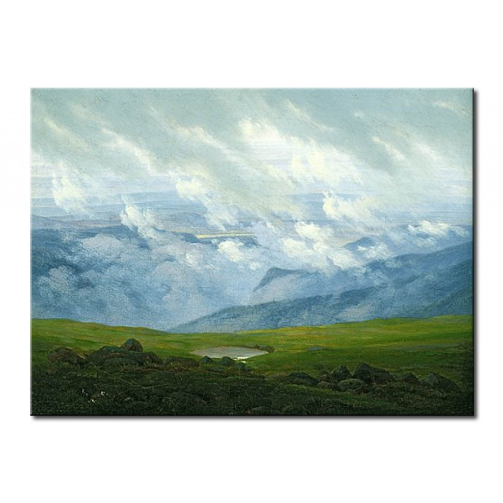 Schilderij  Caspar David Friedrich: Drifting Clouds