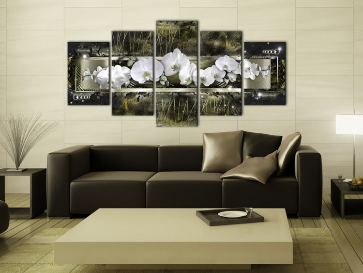 Canvas Print The dream of white orchids 55506 additionalImage 3