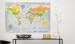 Decoración en corcho World Map: Wind Rose [Cork Map - German Text] 105616 additionalThumb 7