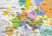 Decoratief prikbord World Map: Wind Rose [Cork Map - German Text] 105616 additionalThumb 9