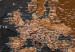 Ozdobna tablica korkowa Brązowa mapa świata [Mapa korkowa PL] 106516 additionalThumb 5