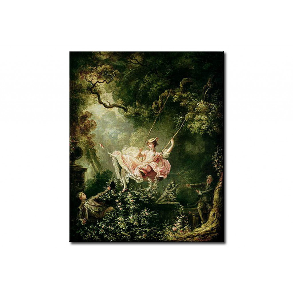 Schilderij  Jean-Honoré Fragonard: The Swing