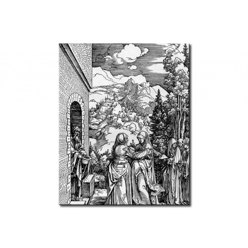 Schilderij  Albrecht Dürer: The Visitation