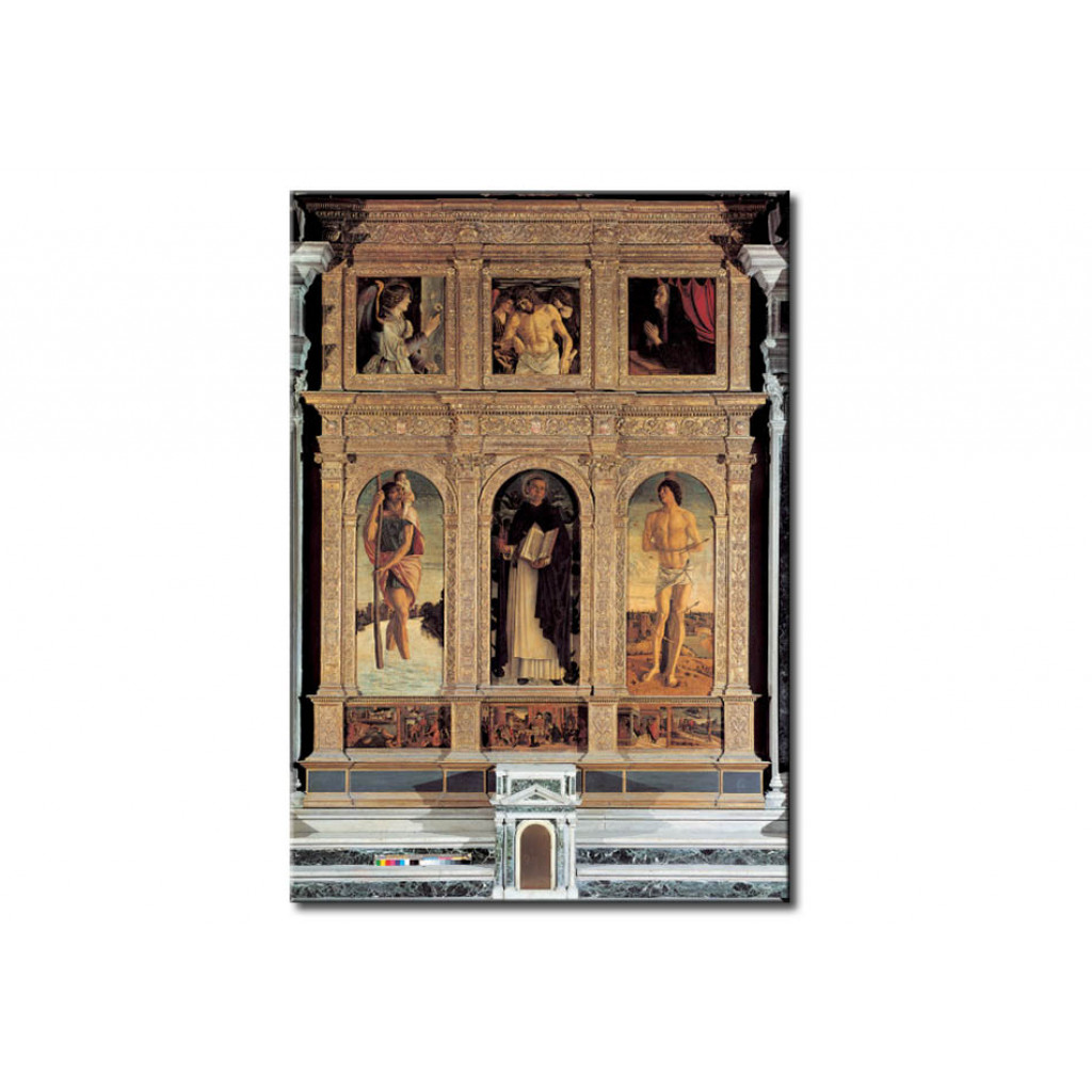 Schilderij  Giovanni Bellini: Polyptych Of St. Vincent F.
