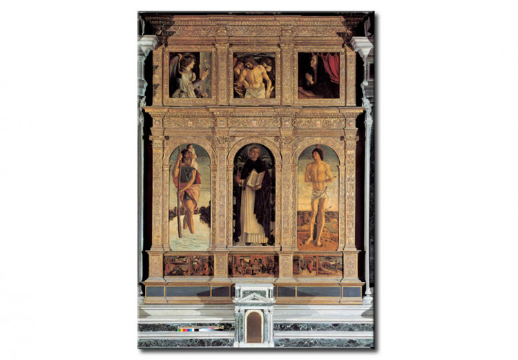 Riproduzione Polyptych of St. Vincent F. 111616