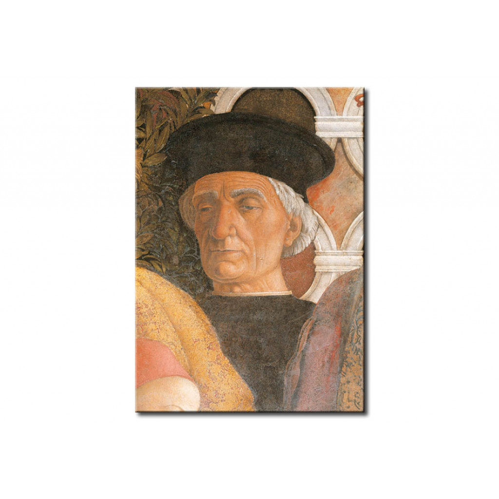 Schilderij  Andrea Mantegna: Ludovico III Gonzaga With Family And Court