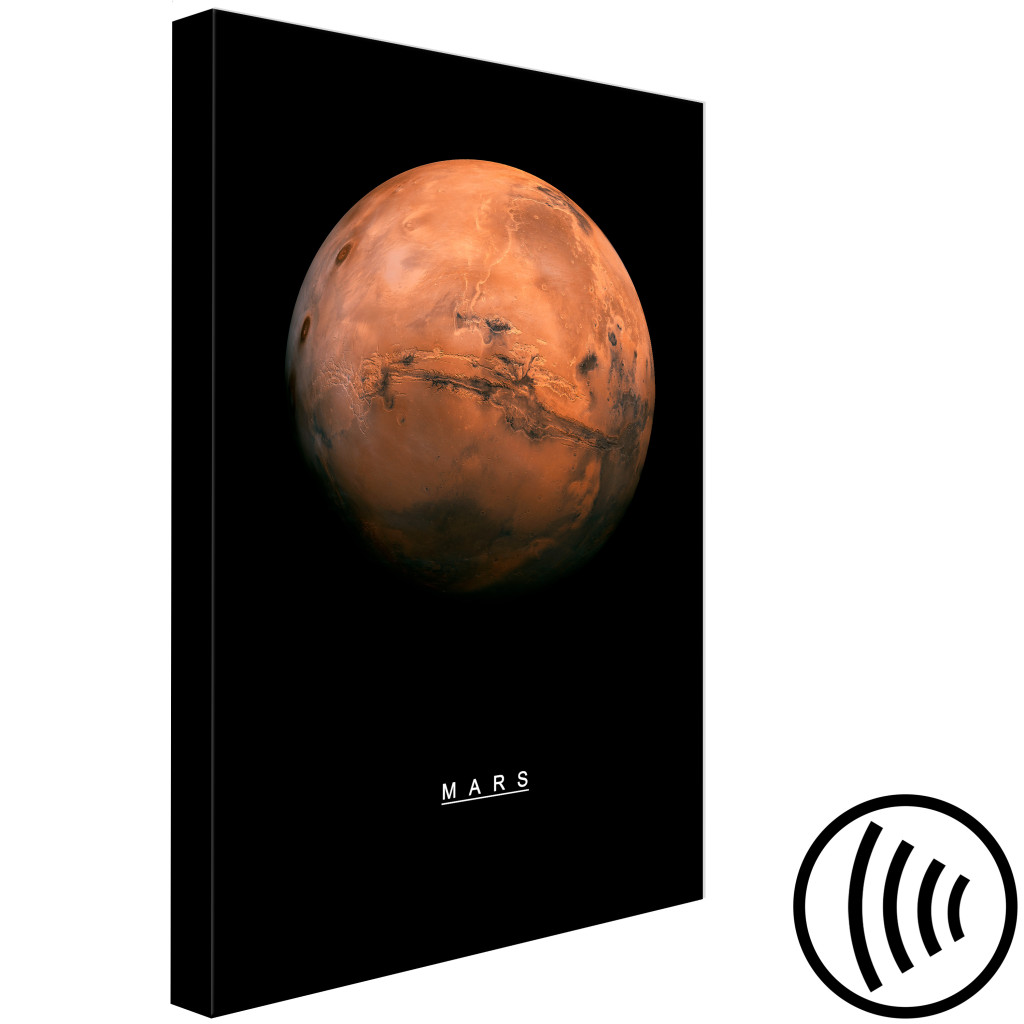 Schilderij  Minimalistische : Mars (1 Part) Vertical