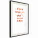 Wall Poster If You Never Try You'll Never Know [Deco Poster - Copper] 126616 additionalThumb 5
