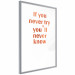 Wall Poster If You Never Try You'll Never Know [Deco Poster - Copper] 126616 additionalThumb 21